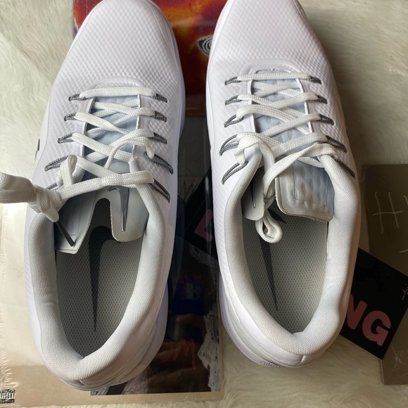 🆕 Nike	React Vapor 2 White Metallic Golf - Mens - Picture 8 of 13